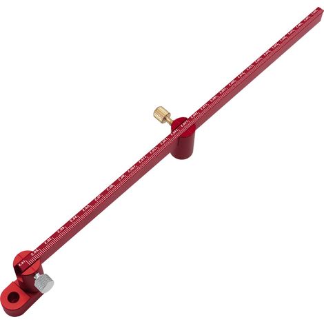 Compasso da carpentiere, righello circolare in lega di alluminio da 300 mm, calibro di marcatura per cerchi in alluminio, compasso centrale per falegnameria, marcatore circolare a punti