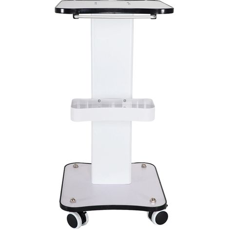 Chariot de beauté, grande capacité, design mobile, Blanc (1/2)