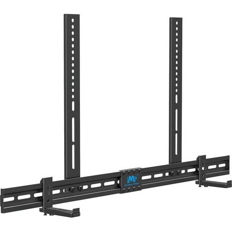 Support barre de son universel réglable jusqu'à 9kg, fixation murale ou TV (1/5)