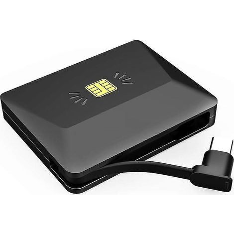 Typ-C-ID-Smartcard-Lesegerät, elektronisches DNI-Lesegerät für EMV-IC-DNIE-Chip, DNI-Smartcard ZW-12026-X (1/5)