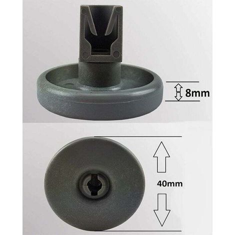 Roulettes Lave Vaisselle – 8 Roues pour Panier Inférieur – Faure, Zanussi, AEG, Electrolux, Ikea …,de (1/3)
