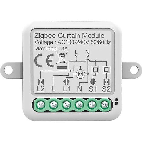 Module de commande de rideaux intelligent Tuya Zigbee avec disjoncteur intelligent et application de contrôle à distance. (1/5)
