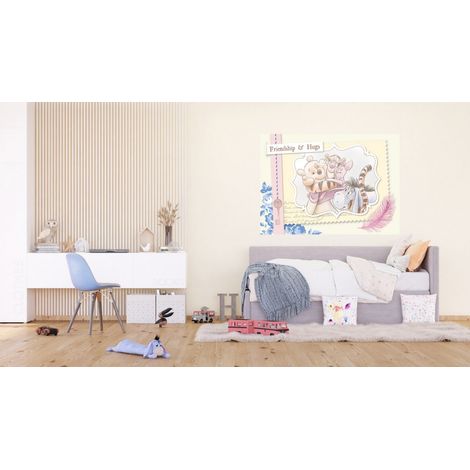 Poster Intissé - Disney Winnie l'ourson - modèle Winnie et ses amis - crayonné 155 cm x 110 cm (1/3)