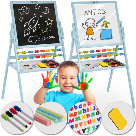 Lavagna magnetica girevole Ricokids - blu