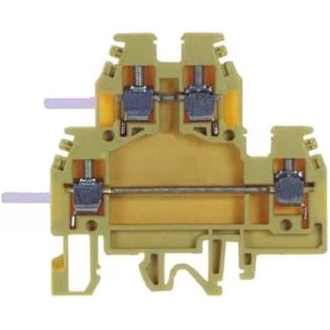 Morsetto Passante Con Serraggio Vite 4Mm2 (Cabur Cod. Ds110)