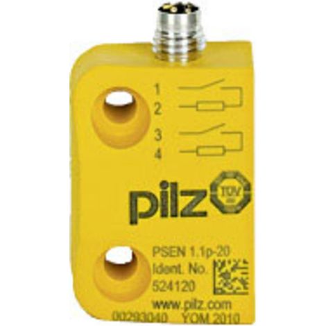 PILZ 524120 PSEN 1.1p-20/8mm/ 1 switch Interrupteur de sécurité magnétique 24 V/DC IP65, IP67 1 pc(s)