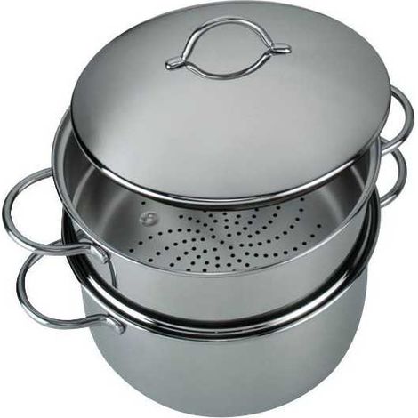 Vaporera de acero inoxidable 18/10 cm 20 Barazzoni