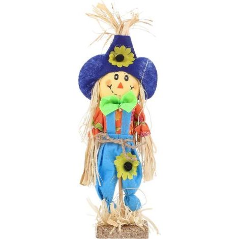 Halloween Vogelscheuche Decoration für Garten aus Stroh und (1/5)
