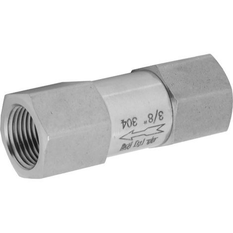 Sechskant-Rückschlagventil aus Edelstahl 304, hochtemperatur- und druckbeständig (3/8 Zoll BSPP) (1/5)