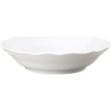 Soucoupe Café Miroir, Porcelaine, Blanc, Passe au Lave-vaisselle, Ø 1 (1/4)