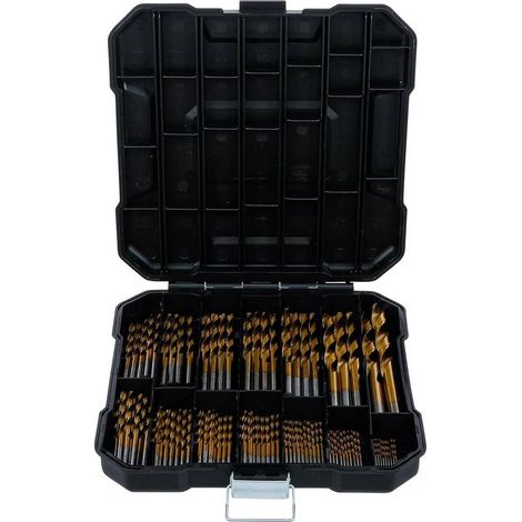 Jeu de Forets Hélicoïdaux HSS 92 pcs - 1,5 à 10 mm - Acier Haute Vitesse - Perçage Précis et Durable - D-Work (1/5)