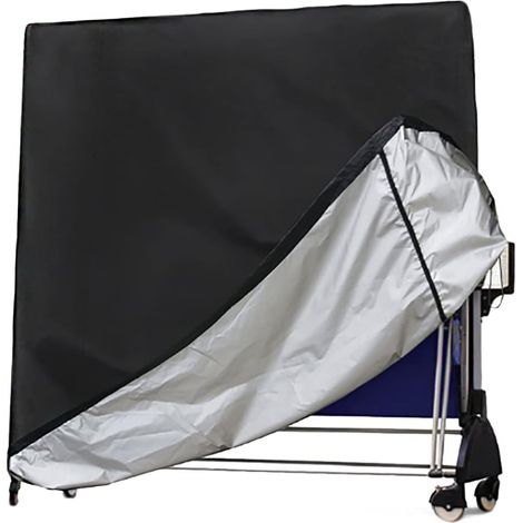 Housse de table de tennis d’extérieur imperméable, robuste et toutes saisons, protection pour table pliante, très grande, pour terra (1/5)