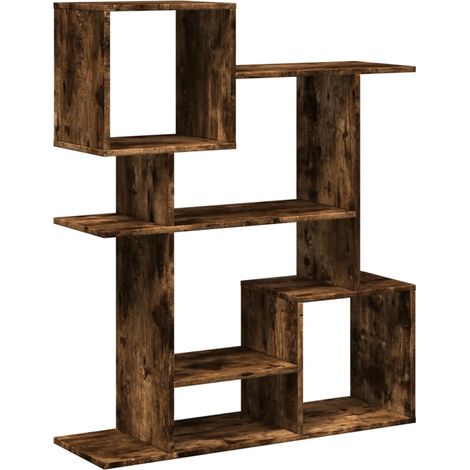 Librería divisora madera ingeniería roble ahumado 92x29x112 cm vidaXL (1/5)