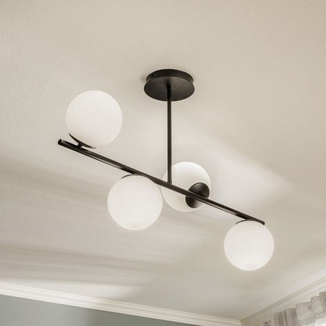 [GEBRAUCHT] B-Ware Euluna Deckenlampe Deckenleuchte Lampe Leuchte Kabo Schwarz Vierflammig