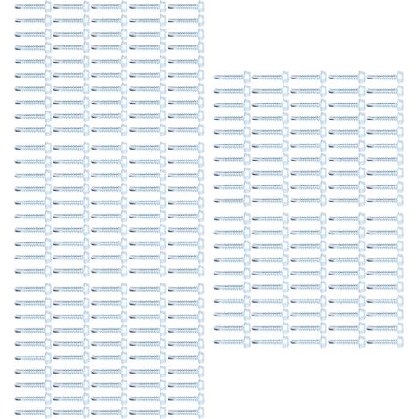 250 vis autoperceuses en acier au carbone zingué pour la fixation de tôles, tête hexagonale M4,8 x 25 (1/5)