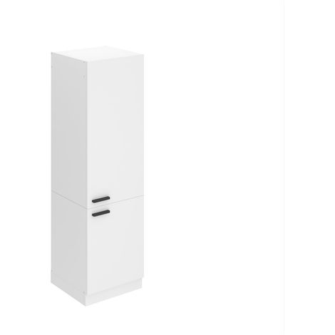 Belini – Colonne de cuisine encastrable 60 cm – Dimensions 57,6 x 60 x 204 cm – Corps en panneaux de particules – Finition blanc mat - SSL60 (1/5)