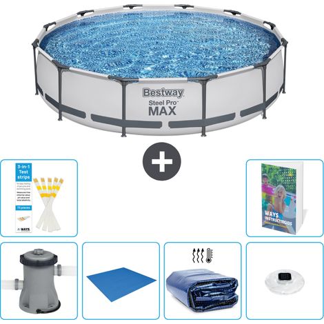 Bestway Piscina Bestway Steel Pro MAX Redonda - 366x76 cm - 7-piezas S272 (1/5)
