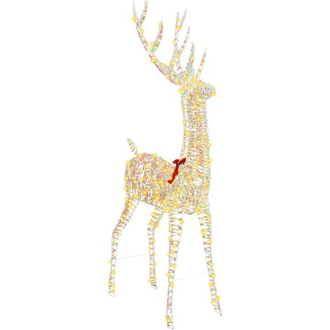 Renne 3D Blanc chaud 180 cm PET