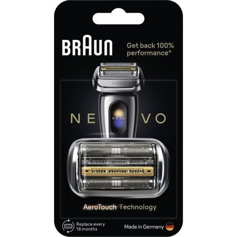 Braun NEVO lametta 1 pz Acciaio inox Uomo