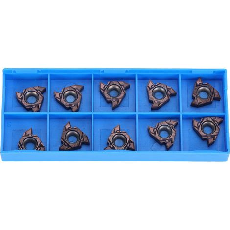 10 Stück 16ER AG60(EM598L) Wendeschneidplatten aus Hartmetall für CNC-Drehmaschinen-Drehwerkzeughalter (1/5)