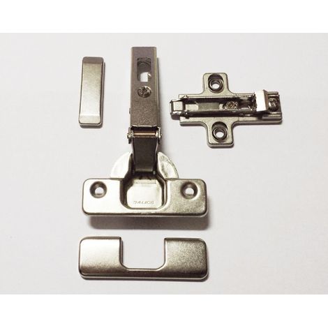 Cerniera salice x mobili collo 0 - 9 - 17 c/base clip, copriala e copricernira