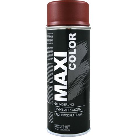 Acryl-Grundierung, rot, Maxi-Farbe, 400 ml Spray, Motip (1/2)