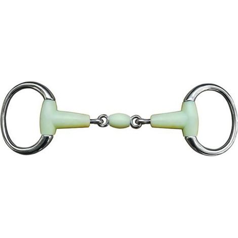 Mors de Filet de Cheval, Mors de Bouche de Cheval à Anneau Libre en Acier Inoxydable, Mors de Bouche de Cheval à Maillons Lâches (1/5)