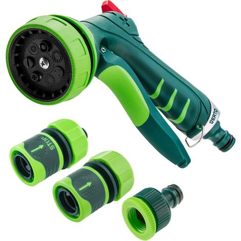 accessori tubo da giardino verto 15g713 7 funzioni 4 pezzi