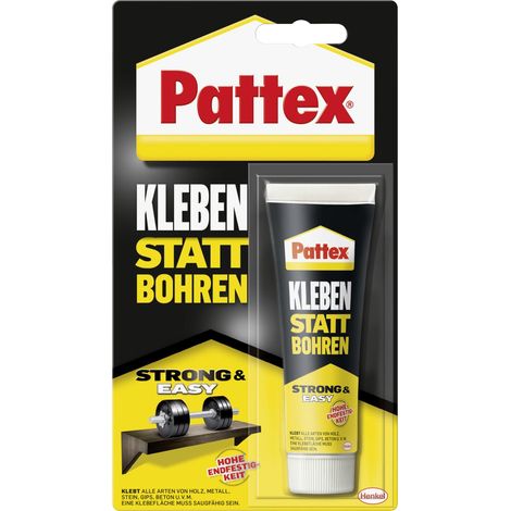 Pattex Kleben statt Bohren Montagekleber 50 g Standtube, weiß Montagekleber