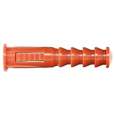 Ram - Cheville avec Collerette, 12mm x 58mm, Marron, Seau de 250