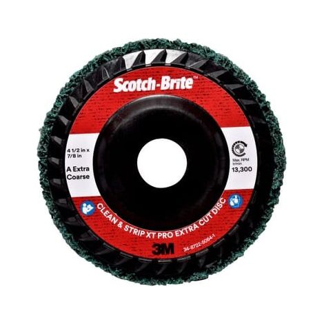 Disque abrasif gros grain avec plaque Ř 125 mm XT-RD PRO Extra Cut 3M (1/5)