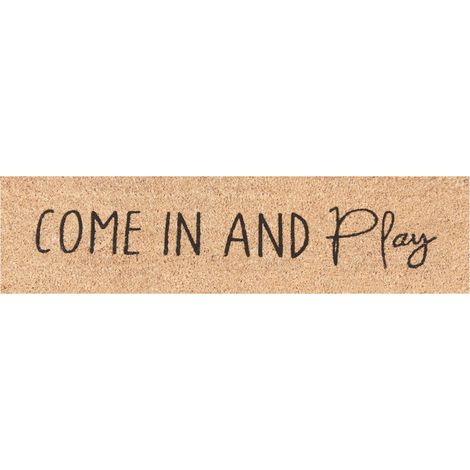 Tapis D'Entrée - 40 x 60 cm - En Fibres Synthétiques Absorbantes - Antidérapant - Pour Porte D'Entrée Intérieure ou Extérieure - 1 Pièce (1/5)
