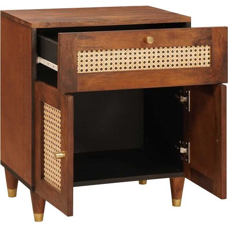 Tables de chevet,Cabinet de chevet,Table de nuit avec tiroir Marron 50 x 33 x 60 cm CFW331310 (1/5)