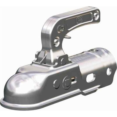 Imline – Boîtier d'attelage freiné 2200kg – Homologué avec entretoises Ø 35/40/45mm – Montage rapide sur remorque freinée ou caravane (1/4)