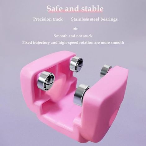 Cerceau de sport - Rose - Réglable à la taille - Amovible - Perte de poids (1/4)