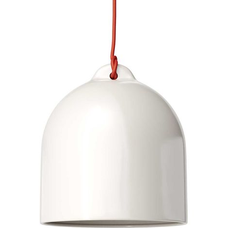 creative cables - Campana, paralume M in ceramica per sospensione - Made in Italy