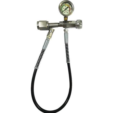 Adaptateur de recharge 4500 PSI pour pistolet à air comprimé Paintball - Station de remplissage durable et fiable PCP - Kit de chargement avec (1/5)