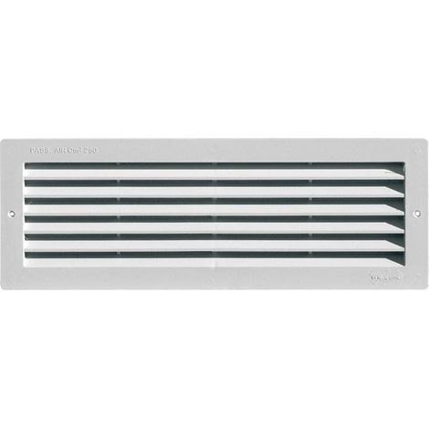 Griglia di Aerazione con Rete Antinsetti misura: 370x130 mm incasso: 336x96 mm