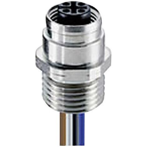 Connecteur confectionné pour capteurs/actionneurs M12 Lumberg Automation RKFM 4/0,5 M 108774 embase femelle 0.50 m Nomb (1/2)