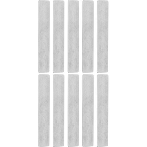 Piastra valvola rettangolare da 10 pezzi per compressore d'aria Flapper, piastra valvola in ghisa di dimensioni standard per compressore d'aria, valvole di ricambio per cilindro da 51 mm per 0,75-1,5  (1/5)