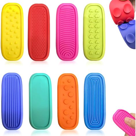 Jouets Sensoriels 8 Pack avec Ventouses, Anti-Stress pour Adultes et Enfants, Autisme TDAH Anxiété, Jouets Calmes pour la Classe et Le Bureau, Outils d'Aide à la Concentration (1/5)