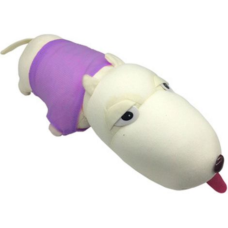 Puppen-Hunde-Auto-Ornament, Bambuskohlebeutel, Deodorant-Spielzeug, Formaldehydabsorption für Auto und Zuhause, Lila, 28 cm / 11,02 Zoll (1/5)