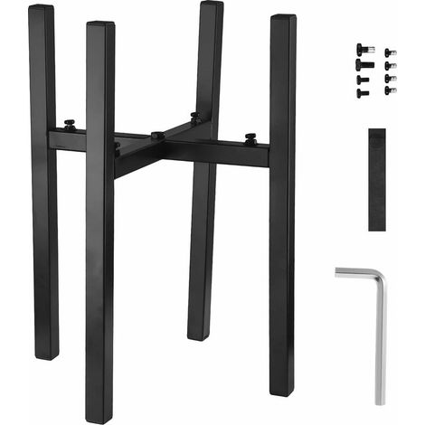 Support pour plantes réglable, intérieur/extérieur, style moderne, pour pots de fleurs de 23 à 36 cm de diamètre. Largeur ajustable. (1/5)