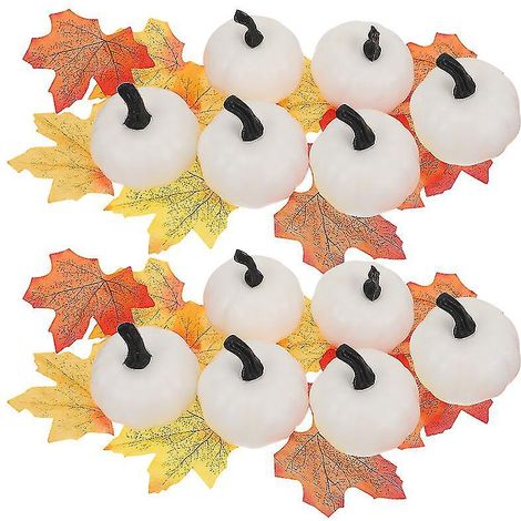 1 Set künstliche Kürbisse für Halloween-Dekorationen