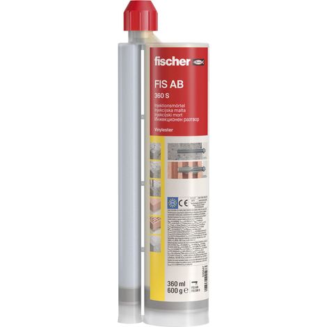 FISCHER FIS AB 360 S Injektionsmörtel 360ml mit Bewertung für Beton und Mauer (1/5)