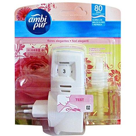 AMBI PUR Home Base + Recharger Fleurs élégantes et assainisseurs Bougies Déodorant (1/3)