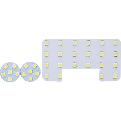 Panneau lumineux de lecture intérieur de toit pour voiture (3 pièces), 34 LED blanches, remplacement pour Hyundai Elantra (1/5)