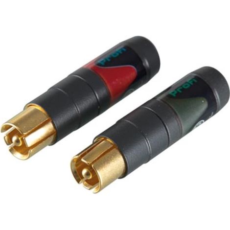 Cinch/RCA mâle, droit Neutrik NF2CB2 Nombre de pôles (num): 2 noir, rouge 2 pc(s) (1/2)