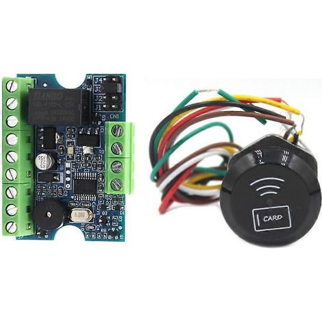 Kit de système de contrôle d'accès à verrouillage magnétique 12 V avec lecteur de cartes Touch Memory™ et carte de contrôle d'accès PCB D (1/5)
