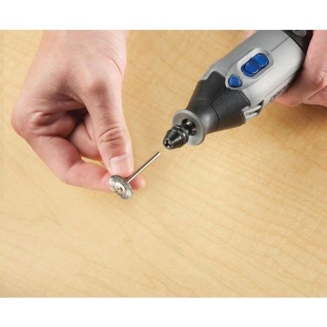 Mandrin autoserrant - - Sans clé - Diamètre de tige 0,3 mm à 3,2 mm - Compatible outils rotatifs Dremel (1/4)